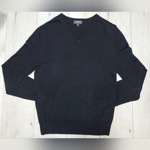 ⚫️Express Black Merino Wool Jersey Sweater (M)